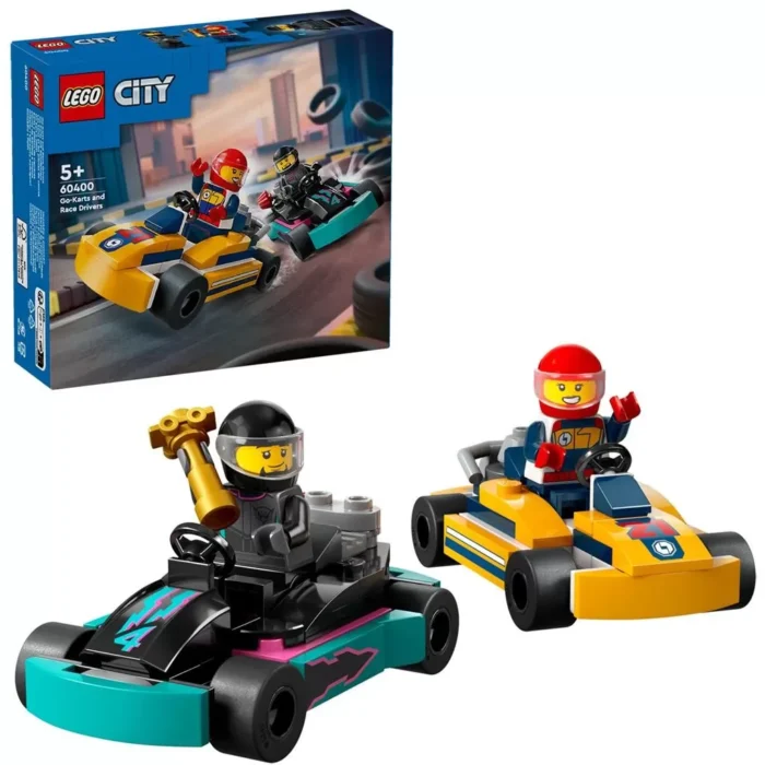 LEGO CITY CARTURI SI PILOTI DE CURSE 60400 - imagine 11