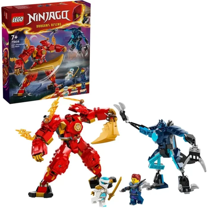 LEGO NINJAGO ROBOTUL STIHIE DE FOC AL LUI KAI 71808 - imagine 5