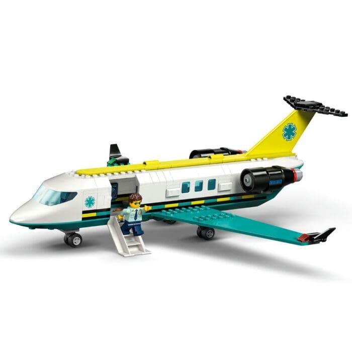 LEGO CITY AVION AMBULANTA PENTRU URGENTE 60465 - imagine 5