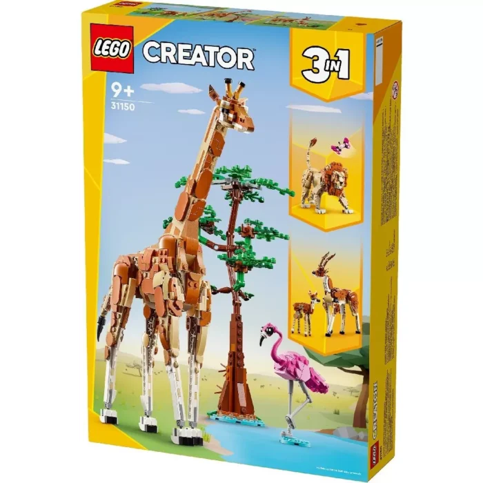 LEGO CREATOR 3IN1 ANIMALE SALBATICE DIN SAFARI 31150 - imagine 11