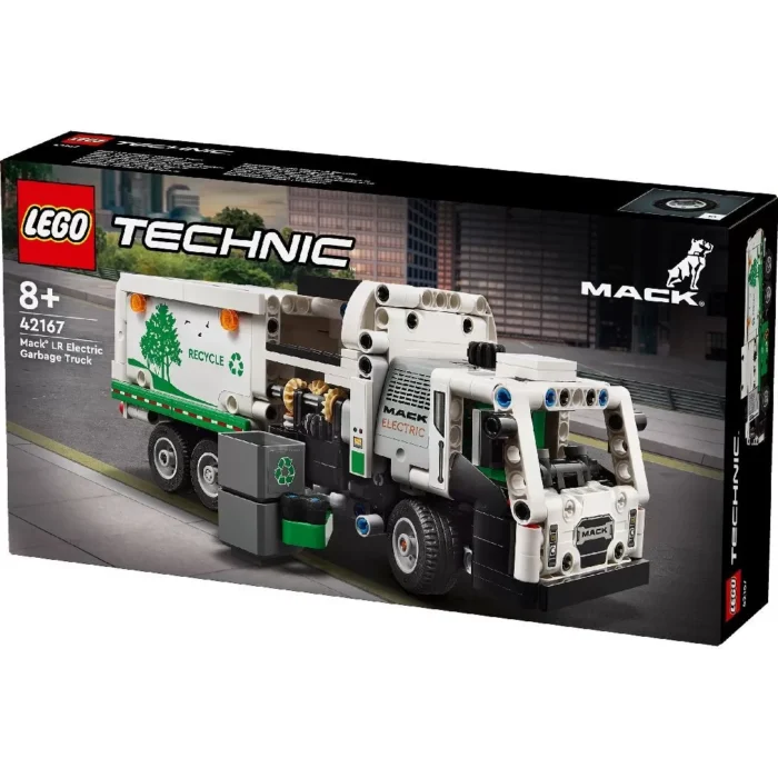 LEGO TECHNIC AUTOGUNOIERA MACK LR ELECTRIC 42167 - imagine 11