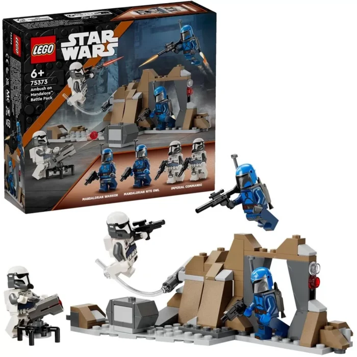 LEGO STAR WARS TM PACHET DE LUPTA AMBUSCADA PE MANDALORE 75373 - imagine 10