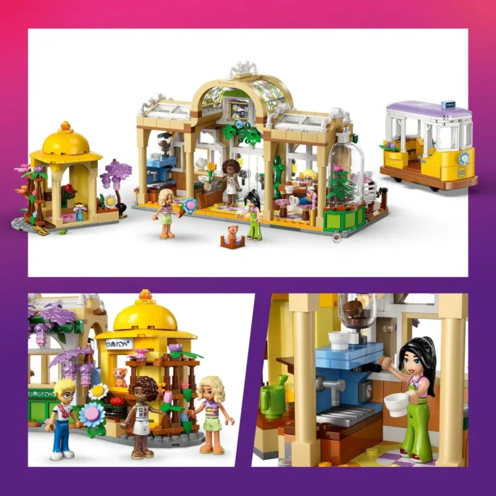 LEGO FRIENDS CAFENEA CU MULTE PLANTE SI FLORARIE 42671 - imagine 12
