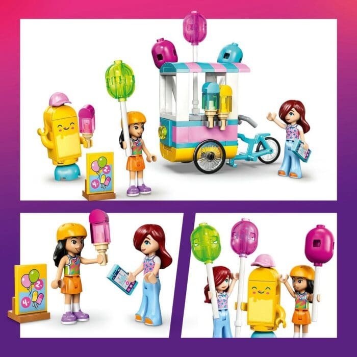 LEGO FRIENDS STAND CU INGHETATA SI BALOANE 42692 - imagine 6