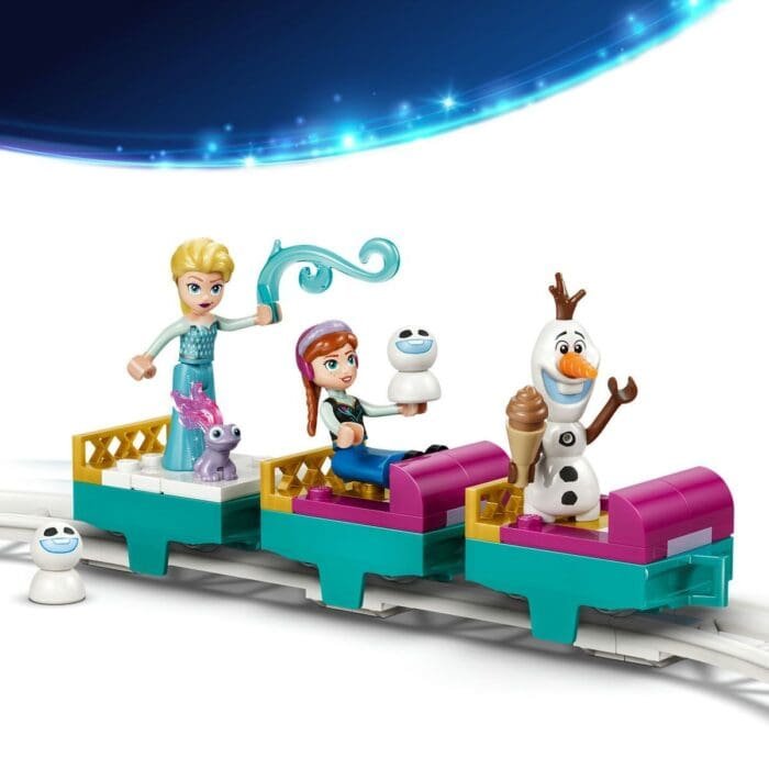 LEGO DISNEY FROZEN AVENTURA CU SANIA PE SINE LA CASTELUL DE GHEATA  AL ELSEI 43281 - imagine 6