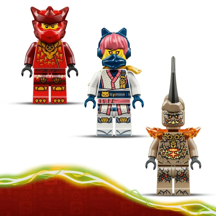 LEGO NINJAGO PACHET DE LUPTA CU ROBOTUL DRAGON AL LUI KAI 71851 - imagine 14