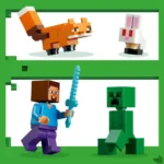 LEGO MINECRAFT AVENTURA DIN TAIGA A LUI STEVE 21583 - imagine 14