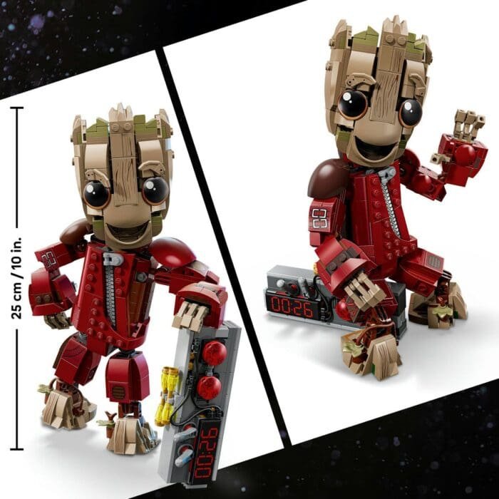 LEGO MARVEL GROOT IN UNIFORMA RAVAGER 76341 - imagine 6