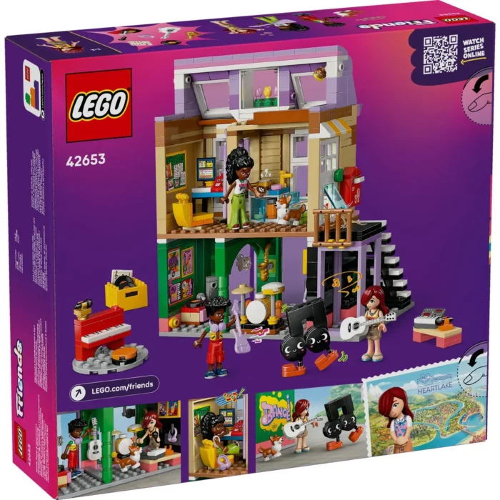 LEGO FRIENDS MAGAZIN DE MUZICA SI APARTAMENT 42653 - imagine 14