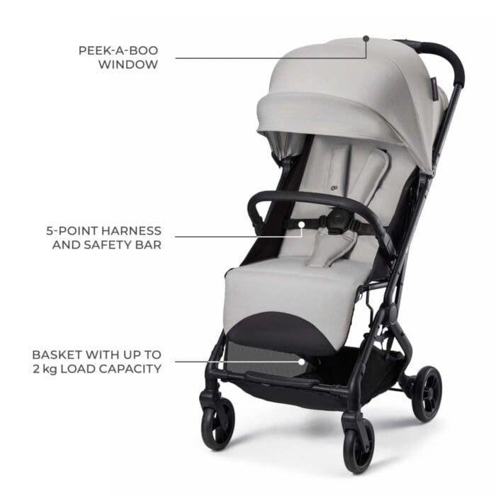 CARUCIOR SPORT KINDERKRAFT INDY3, URBAN GREY - imagine 4