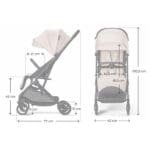 CARUCIOR SPORT KINDERKRAFT INDY3, MISTY BEIGE - imagine 5