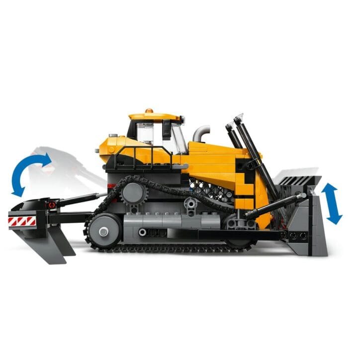 LEGO CITY BULDOZER GALBEN 60466 - imagine 6