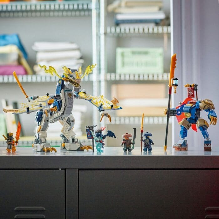 LEGO NINJAGO ROBOTUL CALARET DE DRAGON A LUI ROGUE 71843 - imagine 6