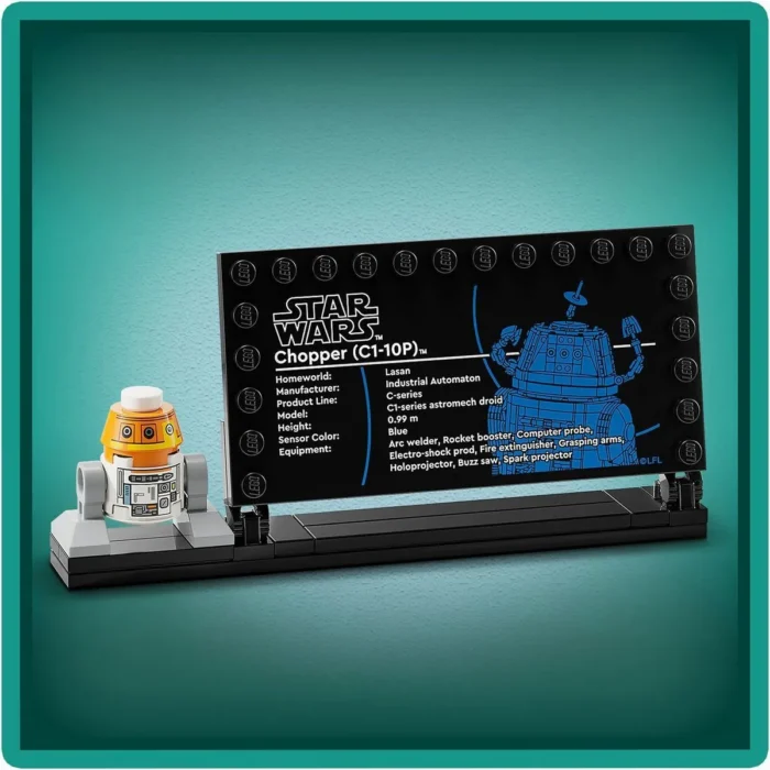 LEGO STAR WARS DROID ASTROMECH CHOPPER C1-10P 75416 - imagine 15