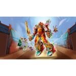 LEGO MONKIE KID ROBOTUL CU INEL DE FOC AL LUI NEZHA 80057 - imagine 8