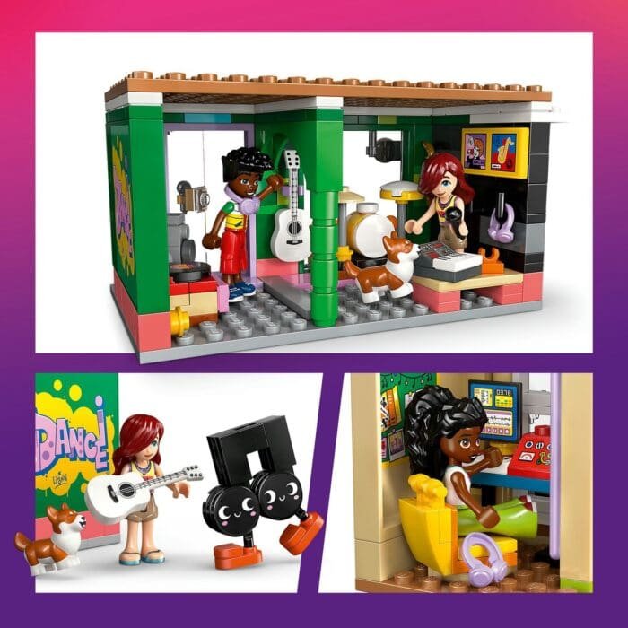 LEGO FRIENDS MAGAZIN DE MUZICA SI APARTAMENT 42653 - imagine 7