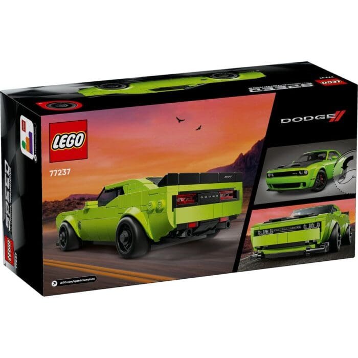 LEGO SPEED CHAMPIONS MASINA SPORT DODGE CHALLENGER SRT HELLCAT 77237 - imagine 7