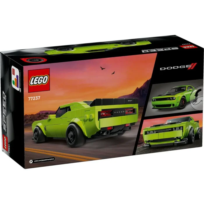 LEGO SPEED CHAMPIONS MASINA SPORT DODGE CHALLENGER SRT HELLCAT 77237 - imagine 15