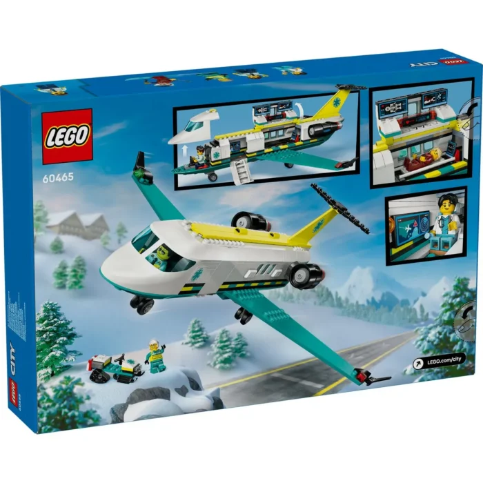 LEGO CITY AVION AMBULANTA PENTRU URGENTE 60465 - imagine 15