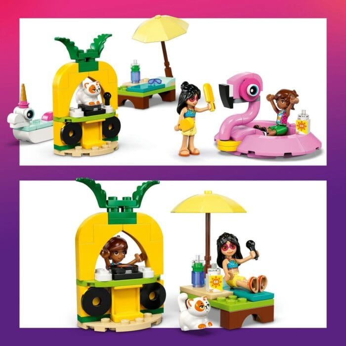 LEGO FRIENDS PETRECERE LA PISCINA CU UNICORNUL SI FLAMINGO 42658 - imagine 7