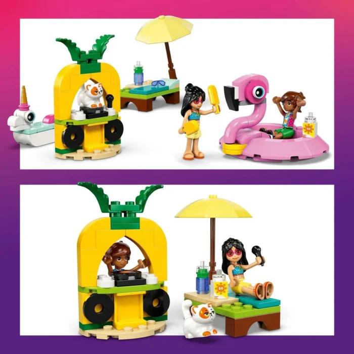 LEGO FRIENDS PETRECERE LA PISCINA CU UNICORNUL SI FLAMINGO 42658 - imagine 16