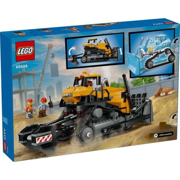 LEGO CITY BULDOZER GALBEN 60466 - imagine 7