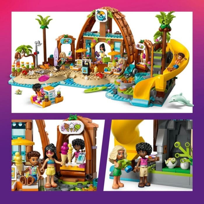 LEGO FRIENDS STATIUNE DE PE LITORAL PENTRU VACANTA CU FAMILIA 42673 - imagine 7