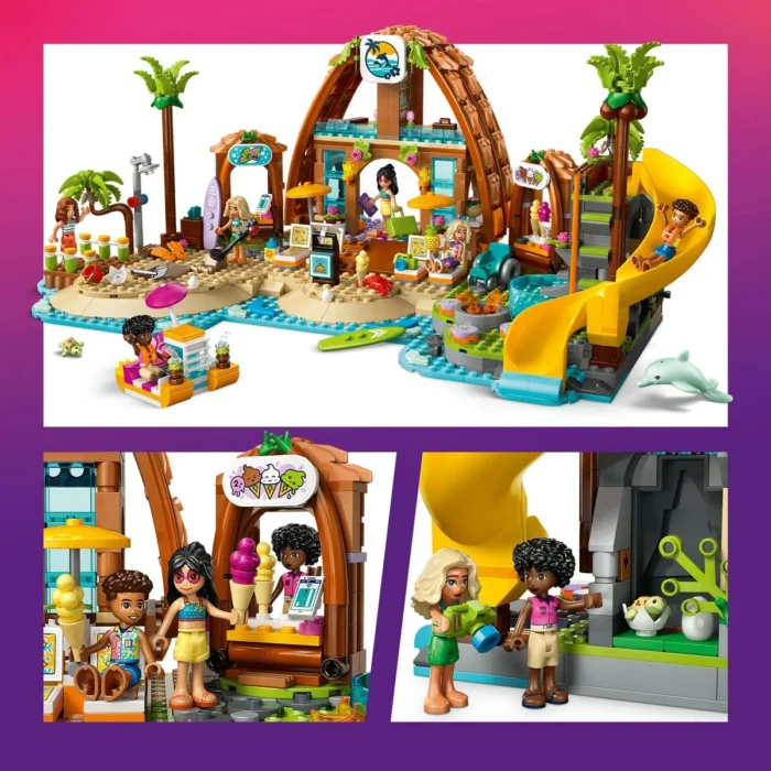 LEGO FRIENDS STATIUNE DE PE LITORAL PENTRU VACANTA CU FAMILIA 42673 - imagine 16