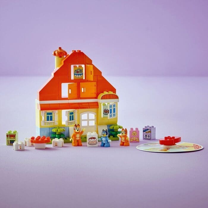 LEGO DUPLO CASA DE FAMILIE A LUI BLUE CU JOC DE MEMORIE 10459 - imagine 8