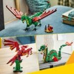 LEGO CREATOR DRAGON MEDIEVAL 31161 - imagine 7