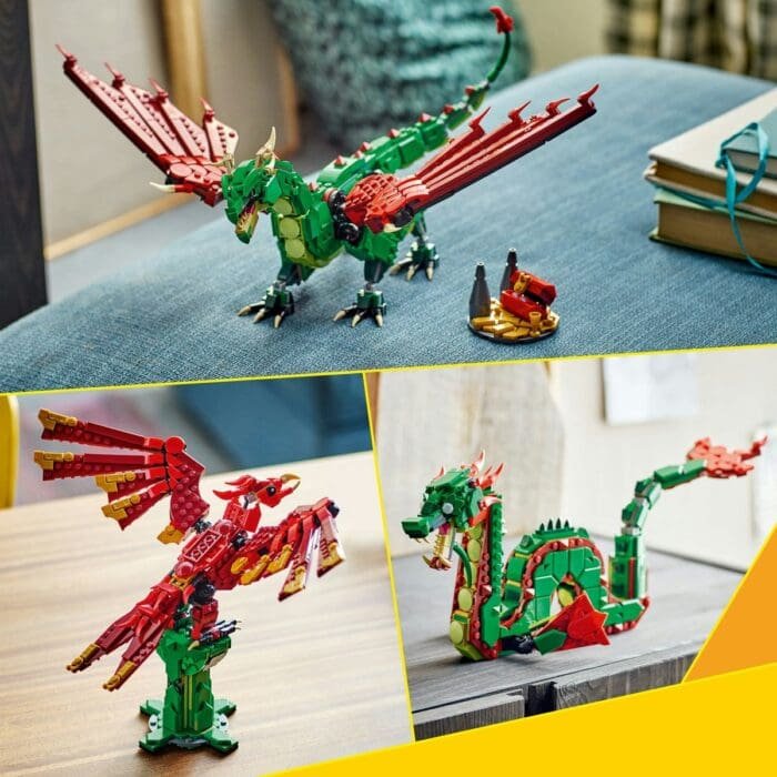 LEGO CREATOR DRAGON MEDIEVAL 31161 - imagine 7