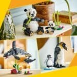 LEGO CREATOR ANIMALE SALBATICE: FAMILIA DE URSI PANDA 31165 - imagine 7