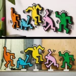 LEGO ART KEITH HARING FIGURINE CARE DANSEAZA 31216 - imagine 16