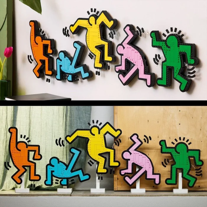 LEGO ART KEITH HARING FIGURINE CARE DANSEAZA 31216 - imagine 16