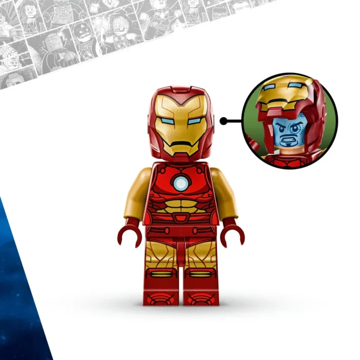 LEGO SUPER HEROES ROBOTUL IRON MAN VS. ULTRON 76307 - imagine 8