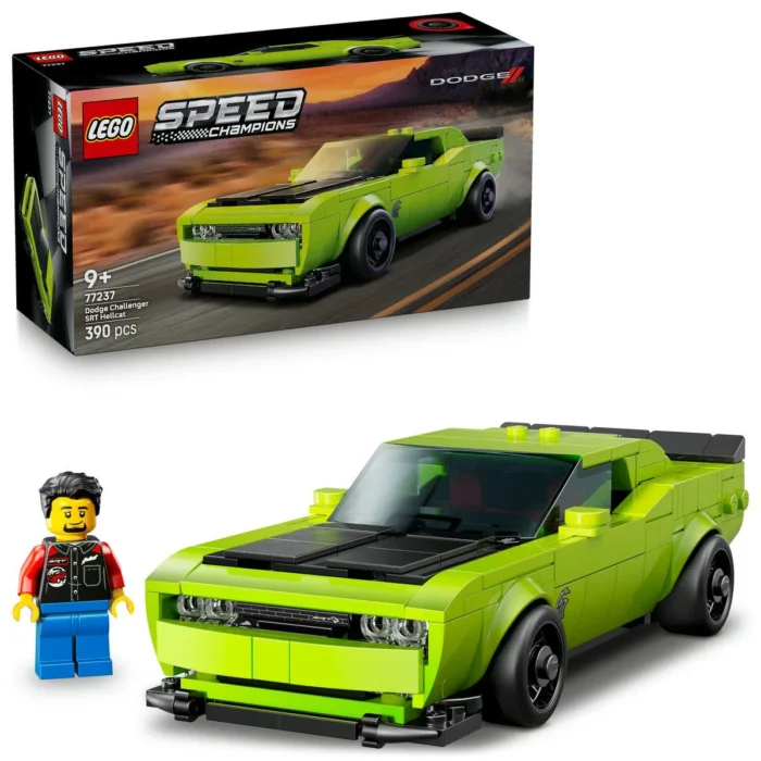 LEGO SPEED CHAMPIONS MASINA SPORT DODGE CHALLENGER SRT HELLCAT 77237 - imagine 16