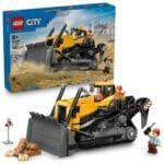 LEGO CITY BULDOZER GALBEN 60466 - imagine 8