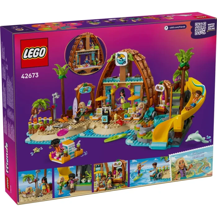 LEGO FRIENDS STATIUNE DE PE LITORAL PENTRU VACANTA CU FAMILIA 42673 - imagine 17