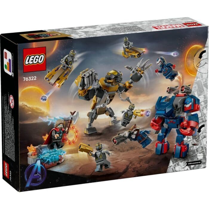 LEGO MARVEL RAZBUNATORII THOR VS CHITAURI SFARSITUL JOCULUI 76322 - imagine 8
