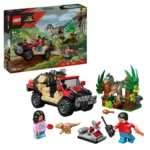 LEGO JURASSIC WORLD RENASTEREA EVADARE OFF-ROAD DIN CALEA UNUI VELOCIRAPTOR 76972 - imagine 16