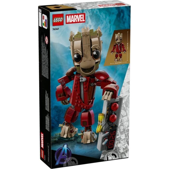 LEGO MARVEL GROOT IN UNIFORMA RAVAGER 76341 - imagine 8