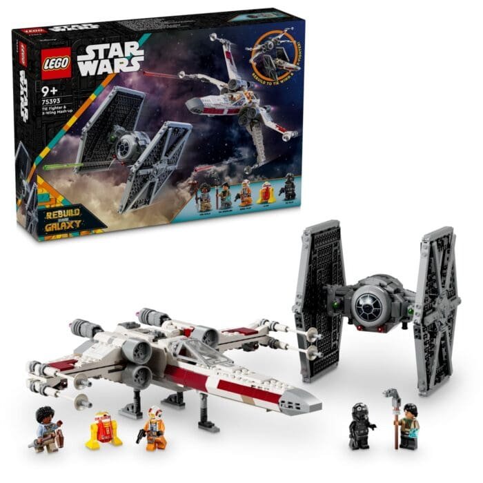 LEGO STAR WARS HIBRID TIE FIGHTER SI X-WING 75393 - imagine 8