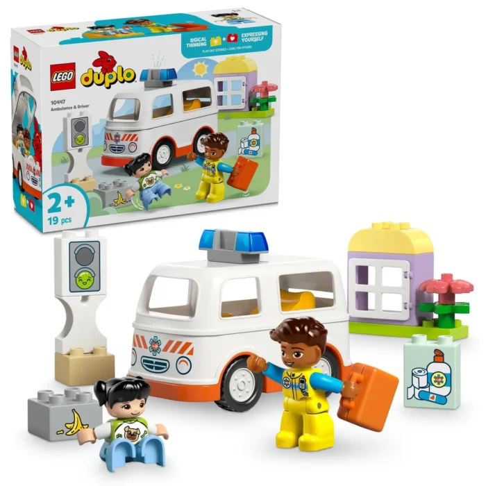 LEGO DUPLO AMBULANTA SI SOFER 10447 - imagine 16
