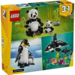 LEGO CREATOR ANIMALE SALBATICE: FAMILIA DE URSI PANDA 31165 - imagine 17