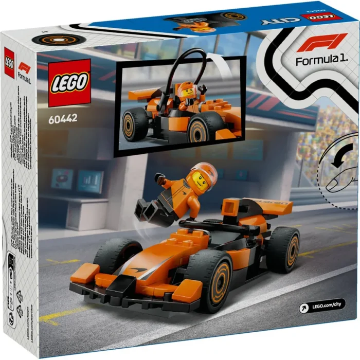 LEGO CITY PILOT F1 CU MASINA DE CURSE MCLAREN 60442 - imagine 9
