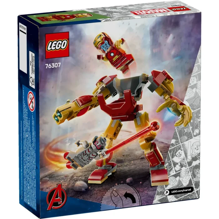 LEGO SUPER HEROES ROBOTUL IRON MAN VS. ULTRON 76307 - imagine 9