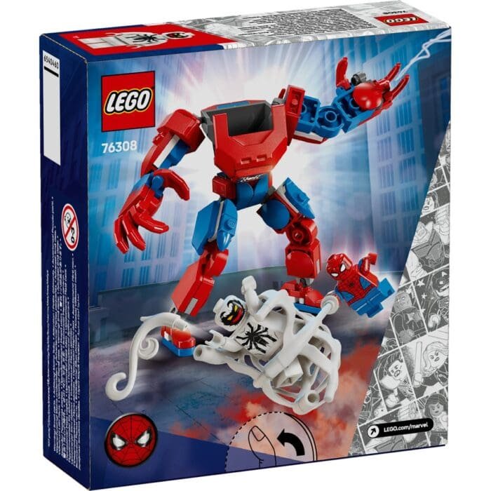 LEGO SUPER HEROES ROBOTUL OMUL PAIANJEN VS. ANTI-VENOM 76308 - imagine 8