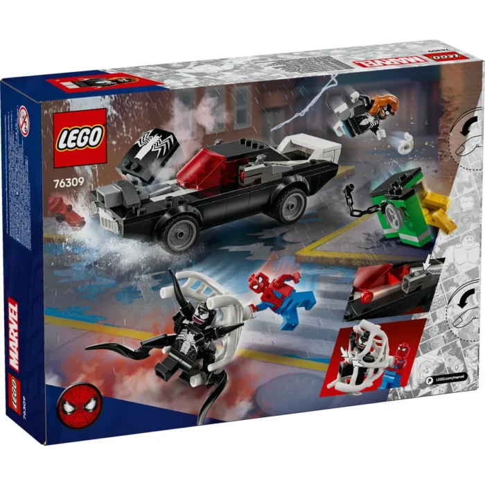 LEGO SUPER HEROES OMUL PAIANJEN VS. MASINA FORTOASA A LUI VENOM 76309 - imagine 17