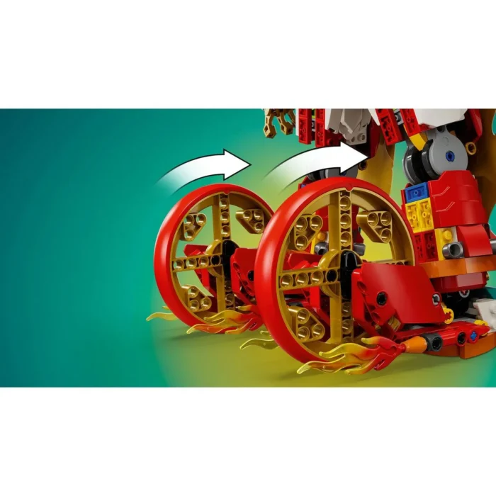 LEGO MONKIE KID ROBOTUL CU INEL DE FOC AL LUI NEZHA 80057 - imagine 17