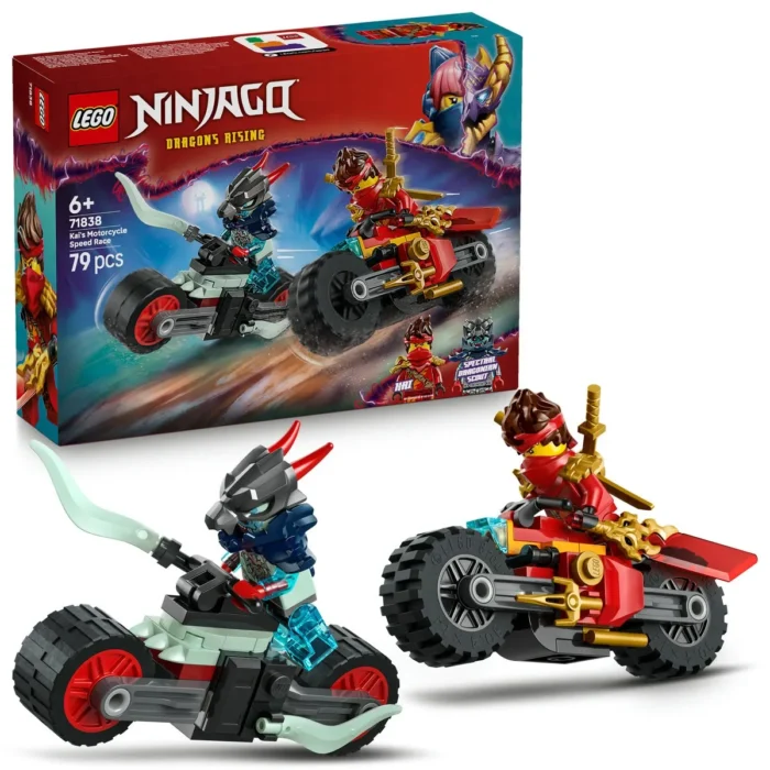 LEGO NINJAGO CURSA DE VITEZA CU MOTOCICLETA LUI KAI 71838 - imagine 18